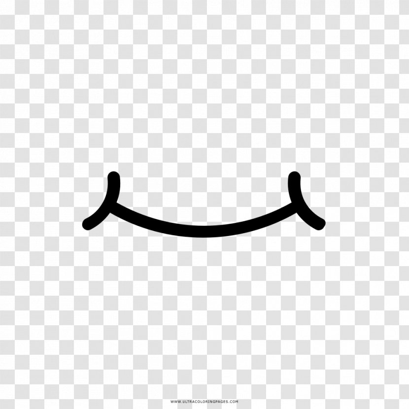 Drawing Coloring Book Smile Ausmalbild Mouth - Page Transparent PNG