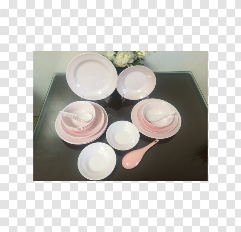 Tableware Plate Bowl Saucer Ceramic - Pink Transparent PNG