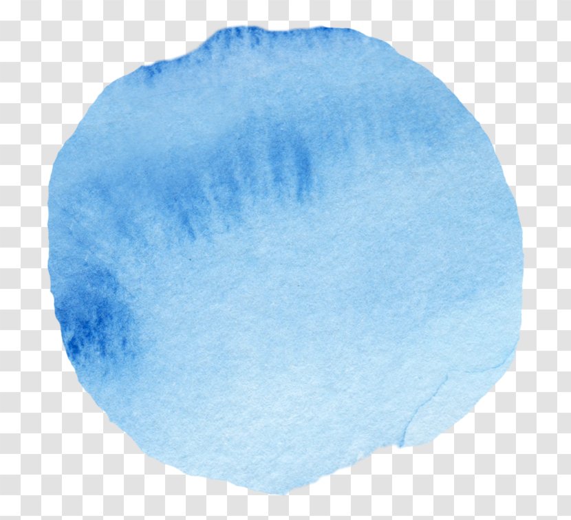 Transparent Watercolor Painting Blue Paper Texture Transparent PNG