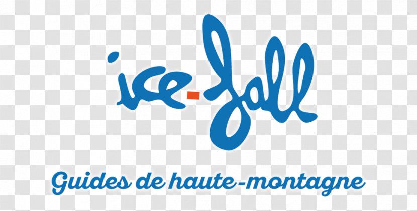 Icefall Logo Goulotte Mountain Guide Ice Climbing - Guides De Montagne Transparent PNG