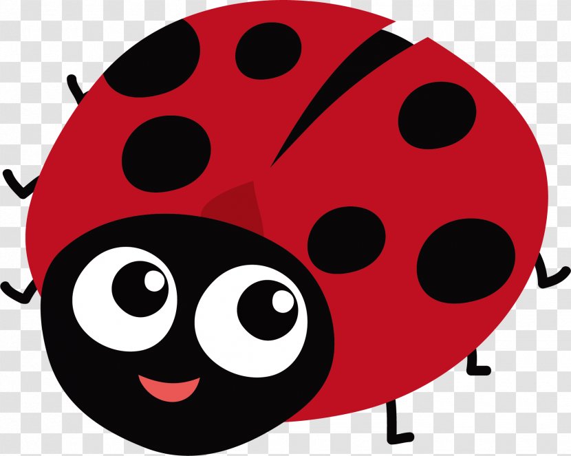Insect Ladybird Euclidean Vector - Hand Painted Ladybug Transparent PNG