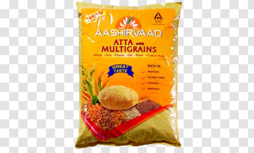 Atta Flour Aashirvaad Multigrain Bread Roti Whole-wheat - Food Transparent PNG