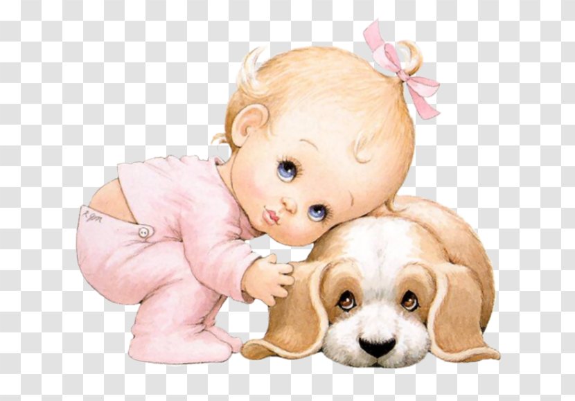 Infant Greeting & Note Cards Girl Child Baby Shower - Beagle - Sarah Kay Transparent PNG