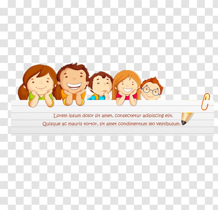 Child Learning Education - Material - Cartoon Doll Transparent PNG