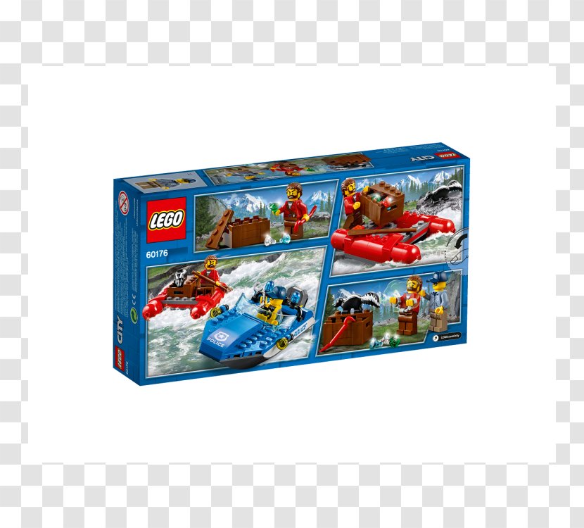 LEGO 60176 City Police - Construction Set - Wild River Escape LEGOLAND Toy Lego MinifigureLego Transparent PNG