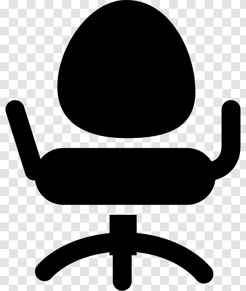 Chair - Swivel - Silhouette Transparent PNG