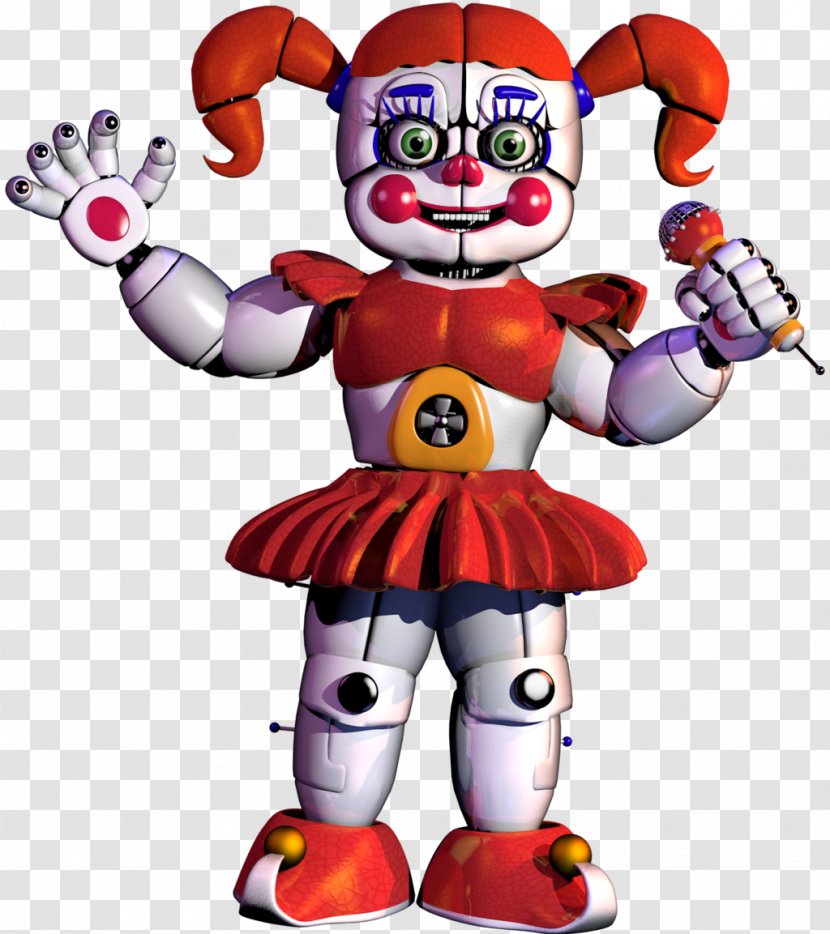Five Nights At Freddy's: Sister Location Circus Clown Infant - Drawing Transparent PNG