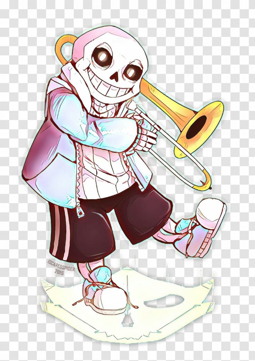 Cartoon Clip Art Trombone Drawing Fictional Character Transparent PNG