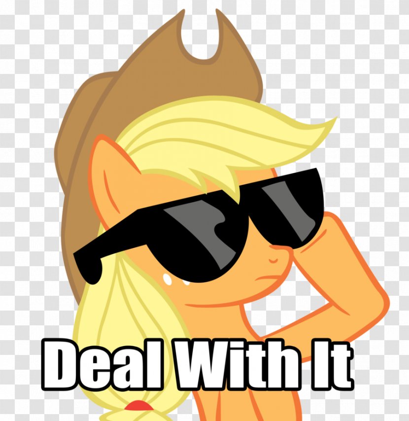 Applejack Rainbow Dash Rarity Pinkie Pie Derpy Hooves - My Little Pony Friendship Is Magic - Deal With It Transparent PNG