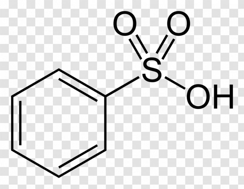 Benzenesulfonic Acid Functional Group Benzoic - Cartoon - Silhouette Transparent PNG