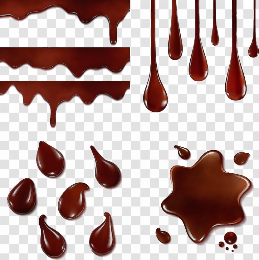 Chocolate - Watercolor - Candy Mold Transparent PNG