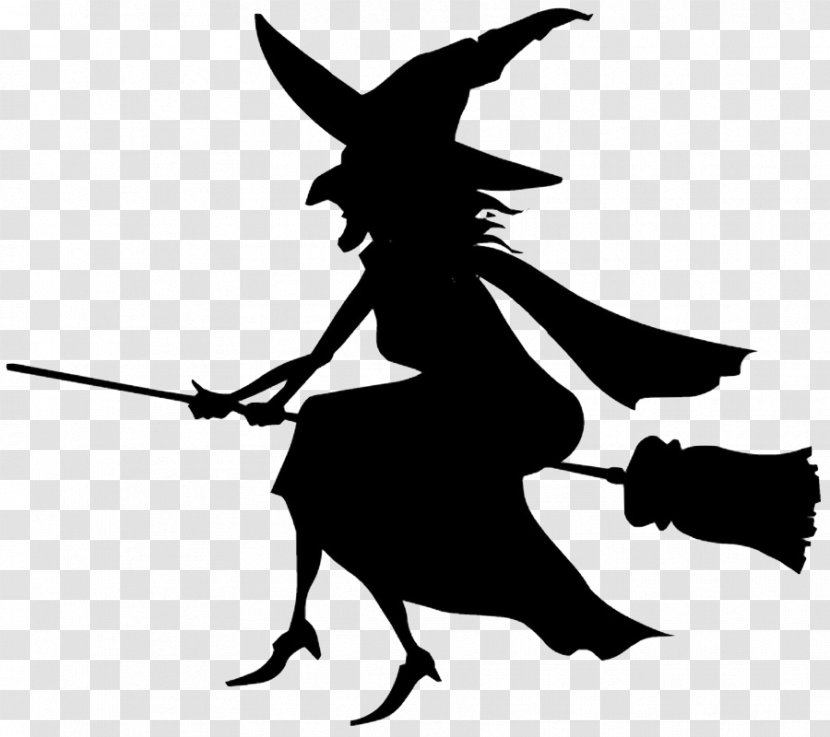 Witchcraft Black And White Clip Art - Halloween - Download Transparent PNG
