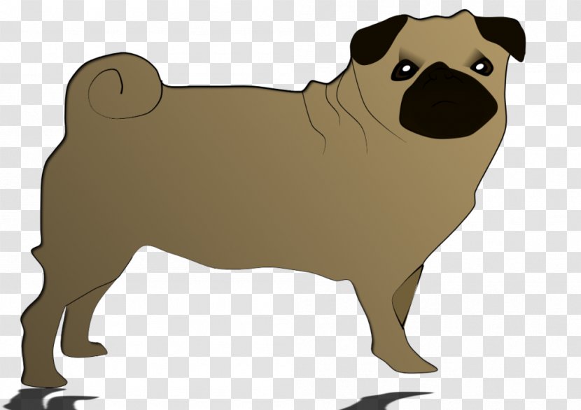 Pug Puppy Dog Breed Companion Toy - Carnivoran Transparent PNG