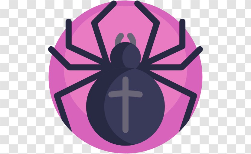 Clip Art Spider Invertebrate Vector Graphics - Pink Transparent PNG