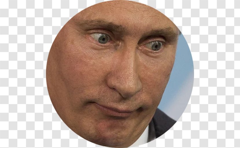 Vladimir Putin Telegram President Of Russia United States - Face Transparent PNG