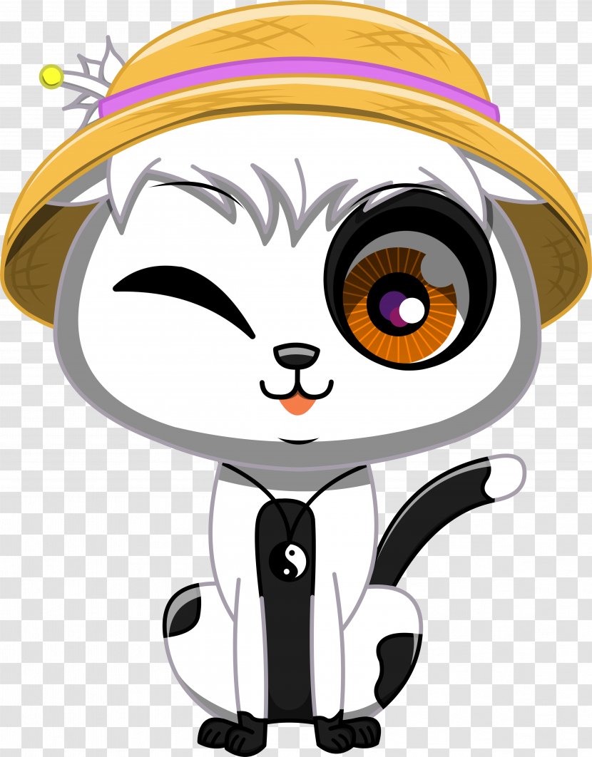 Cat Headgear Cartoon Clip Art Transparent PNG