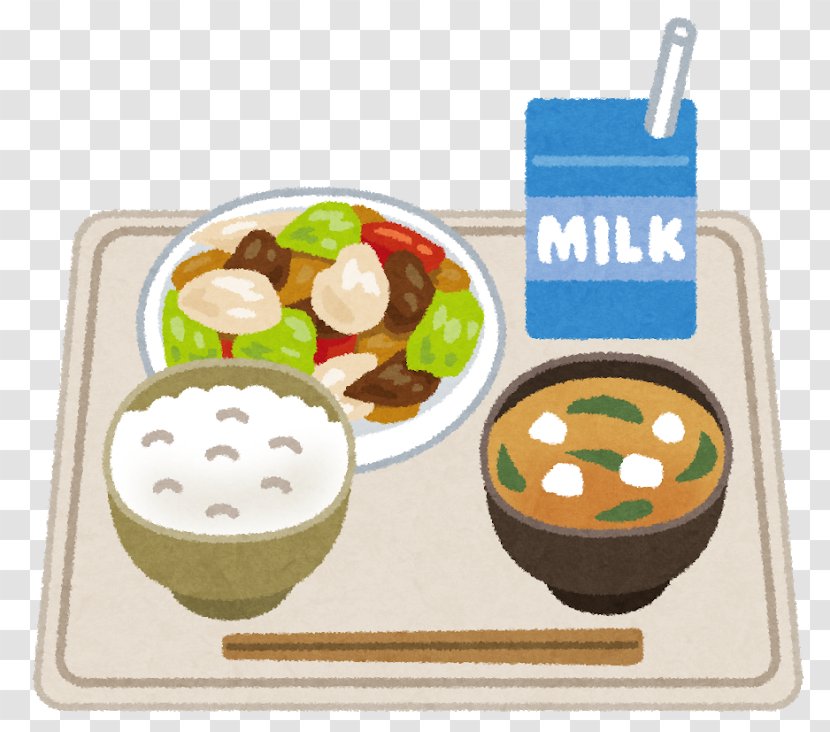 日本の学校給食 School Meal Menu Student Transparent PNG