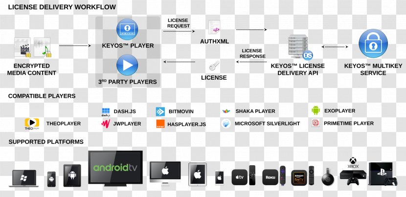 Digital Rights Management Computer Software FairPlay Bitmovin Product Key - Html5 Video - License Transparent PNG