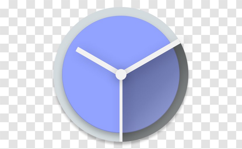 Electric Blue Clock - Android Transparent PNG