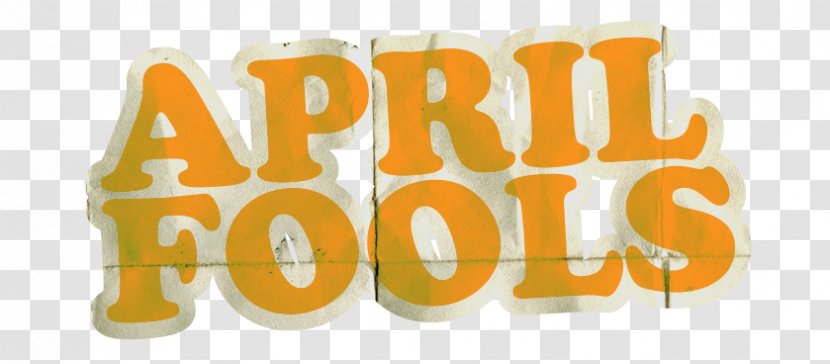 Brand Logo Font - Yellow - April Fools Transparent PNG