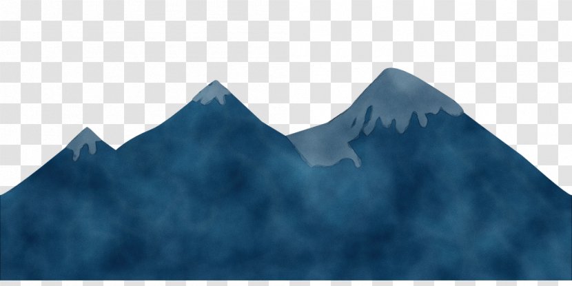 Blue Mountainous Landforms Mountain Sky Range - Hill Ridge Transparent PNG