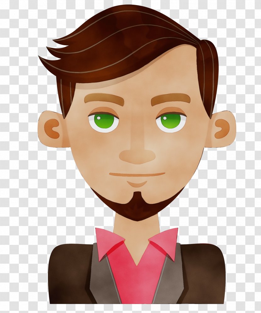 Watercolor Cartoon - Allergy - Animation Forehead Transparent PNG