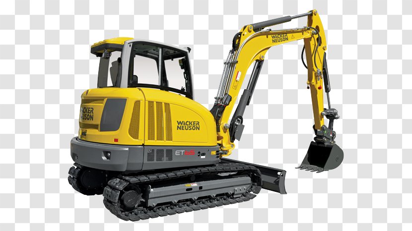 Compact Excavator Architectural Engineering Poclain Sticker Transparent PNG
