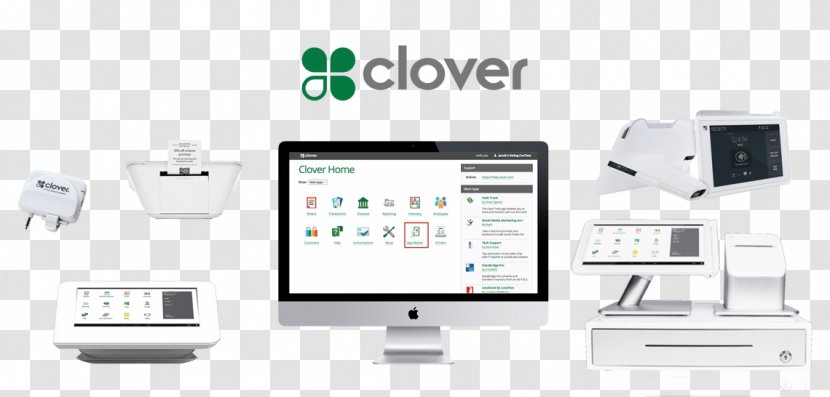 Point Of Sale Clover Network Sales Merchant Services - Business Transparent PNG
