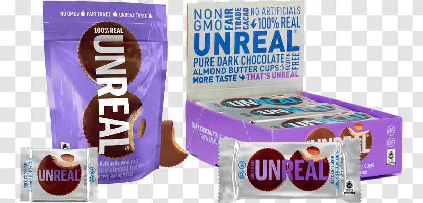 Peanut Butter Cup Unreal Dark Chocolate Cups - Milk - Almond Cups4 Oz. ChocolateChocolate Transparent PNG