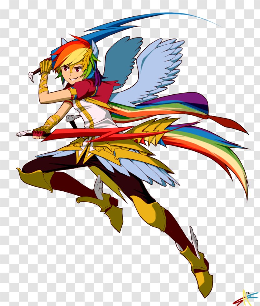 Rainbow Dash Pony Applejack Fluttershy - Watercolor - My Little Transparent PNG