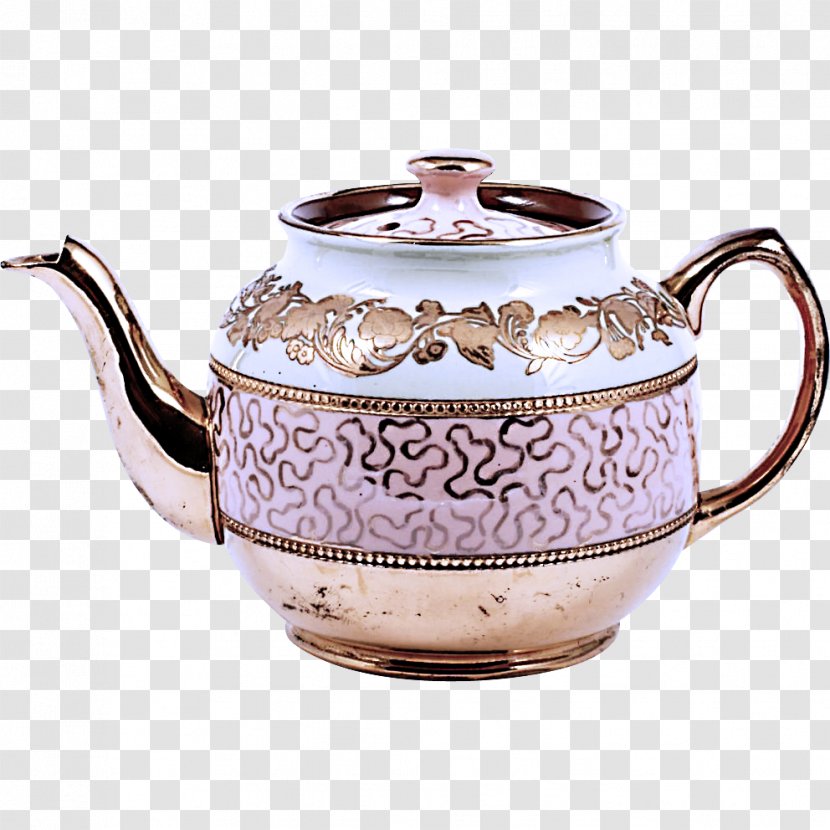 Lid Teapot Kettle Tableware Serveware - Tea Set Ceramic Transparent PNG