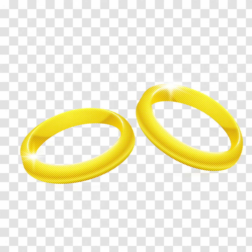 Yellow Bangle Jewellery Transparent PNG