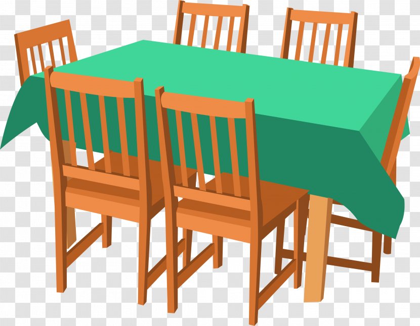 Table Furniture Chair - Rectangle Transparent PNG