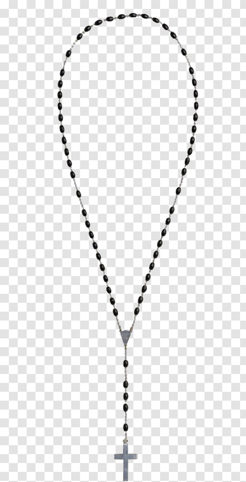 Cross Necklace Rosary Jewellery Crucifix - Chain - Retro Transparent PNG