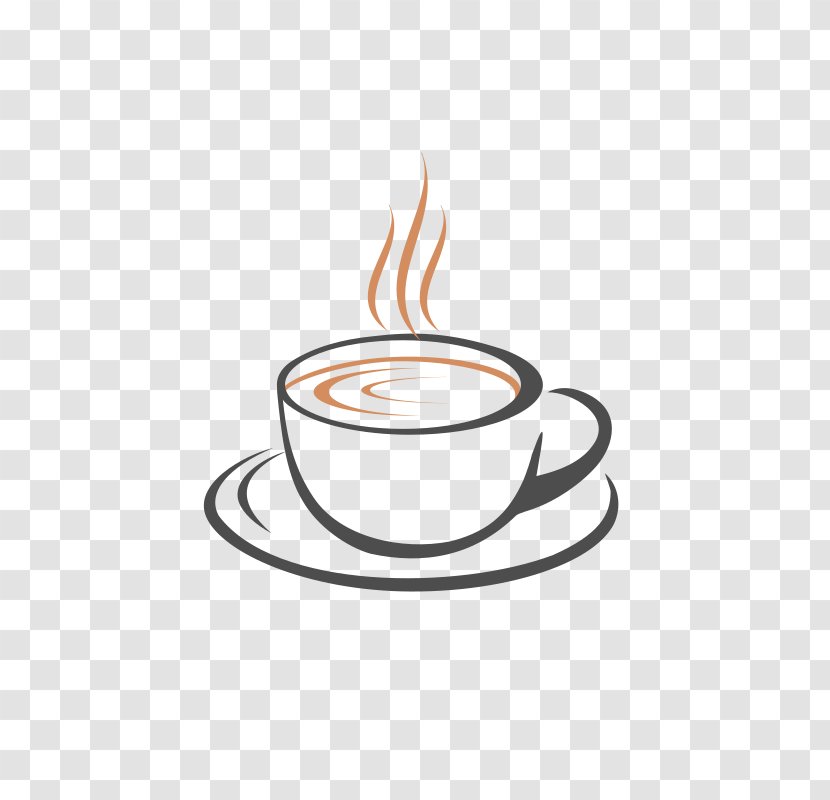 Coffee Logo Cappuccino Clip Art - Drinkware - Go Vector Transparent PNG