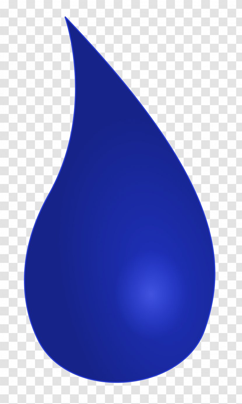 Drop Water Clip Art - Cobalt Blue - Droplets Transparent PNG