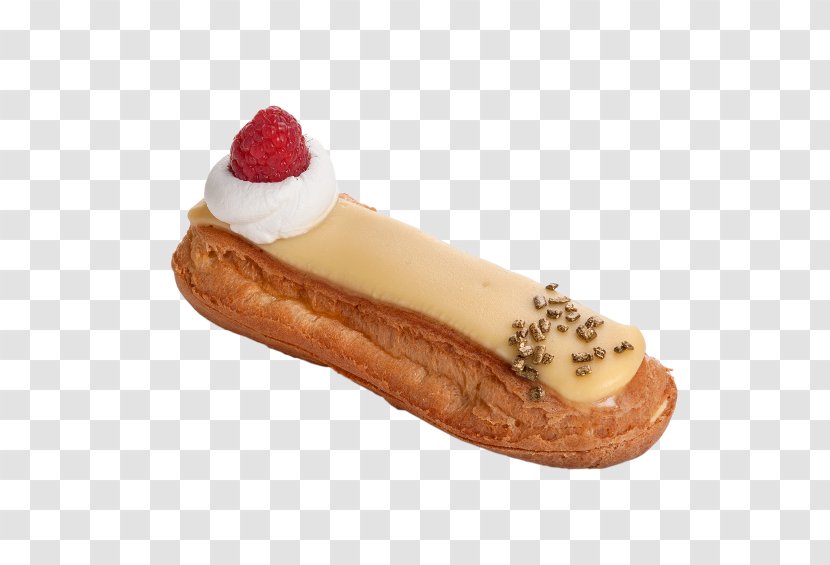 Frozen Dessert Finger Food Flavor Pastry - Eclair Transparent PNG