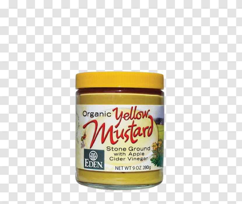 Organic Food Condiment Mustard Eden Foods Inc. - Inc - Condimentos Transparent PNG