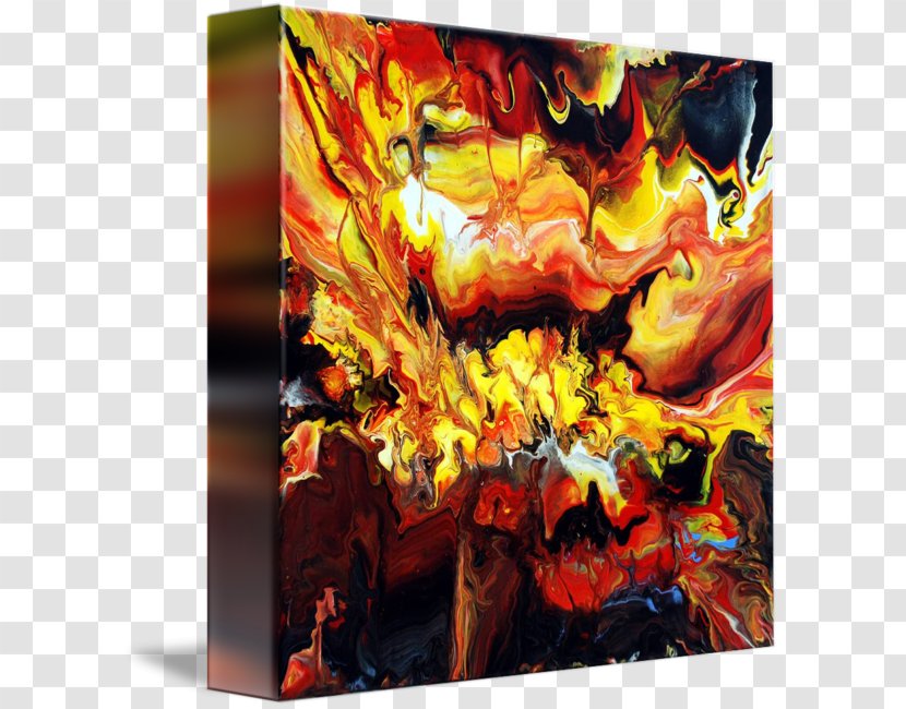 Modern Art Painting Abstract - Acrylic Paint Transparent PNG