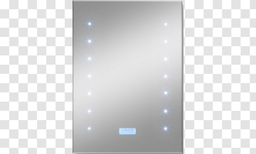 Mirror Bathroom Cabinet Lighting Digital Clock - Rhumba Transparent PNG