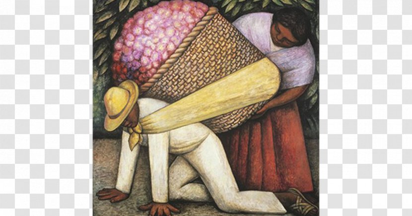 The Flower Carrier San Francisco Museum Of Modern Art Frieda And Diego Rivera Anahuacalli Painting Transparent PNG