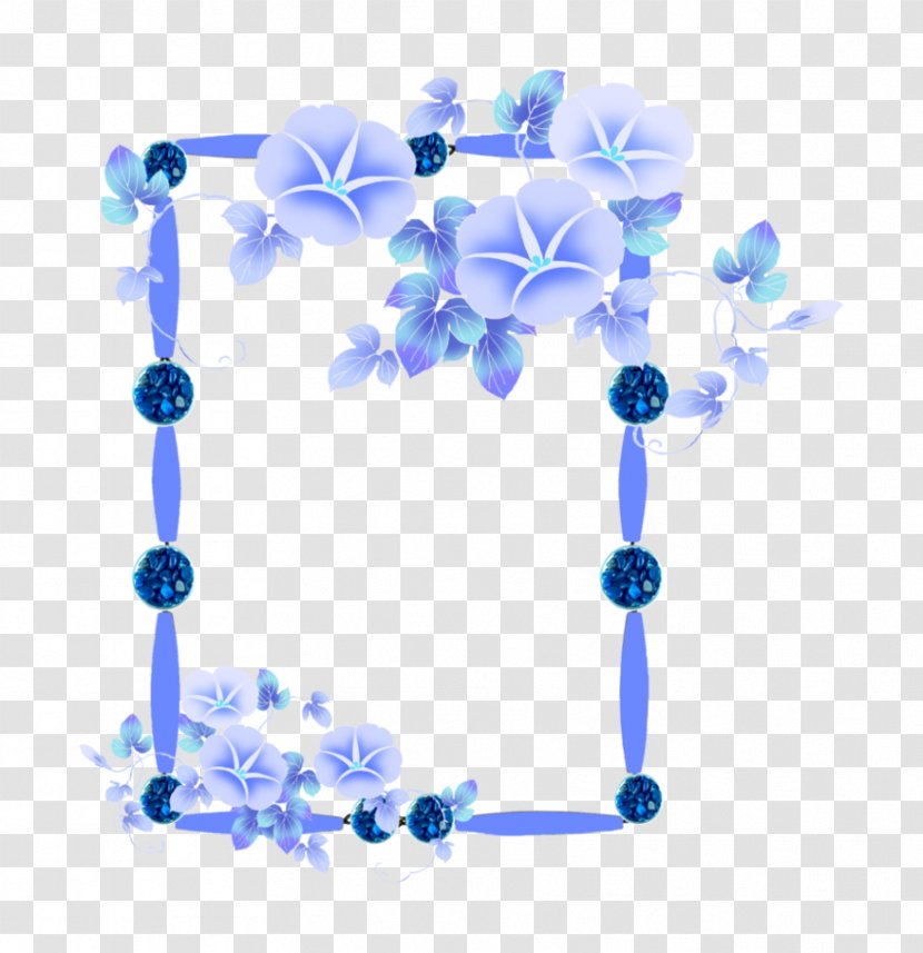 Morning Glory Desktop Wallpaper Flower - Branch - Blue Frame Transparent PNG