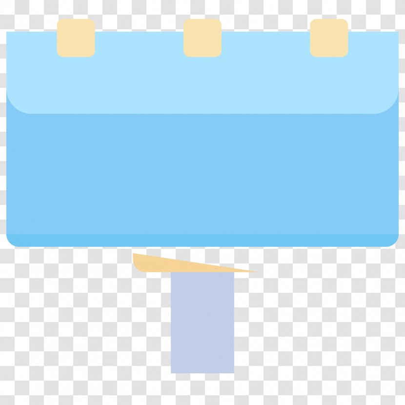 Rectangle Area - Azure - Transparent Billboard Transparent PNG