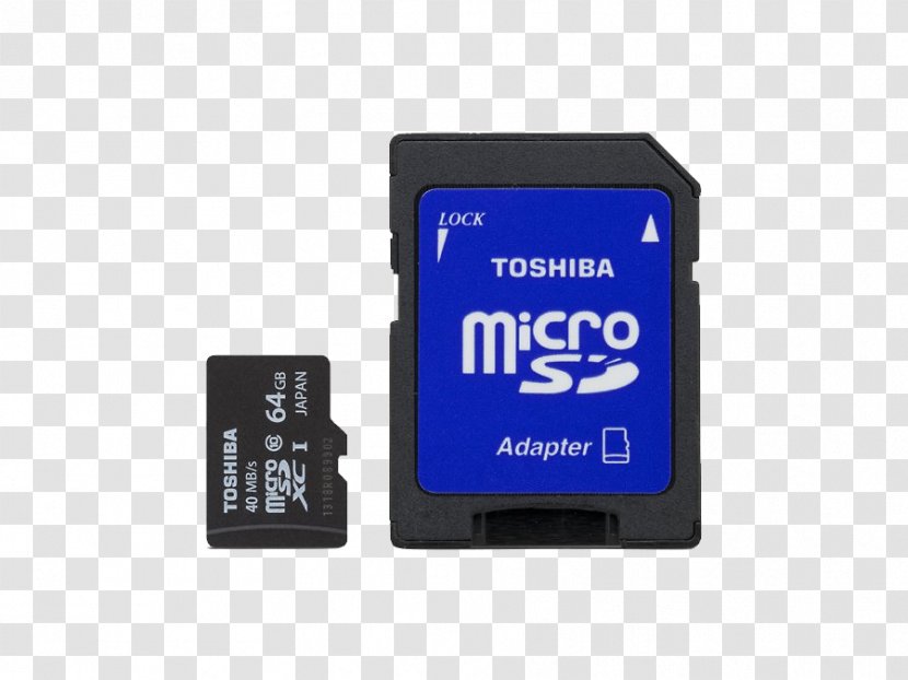 MicroSDHC Secure Digital Flash Memory Cards - Card Transparent PNG