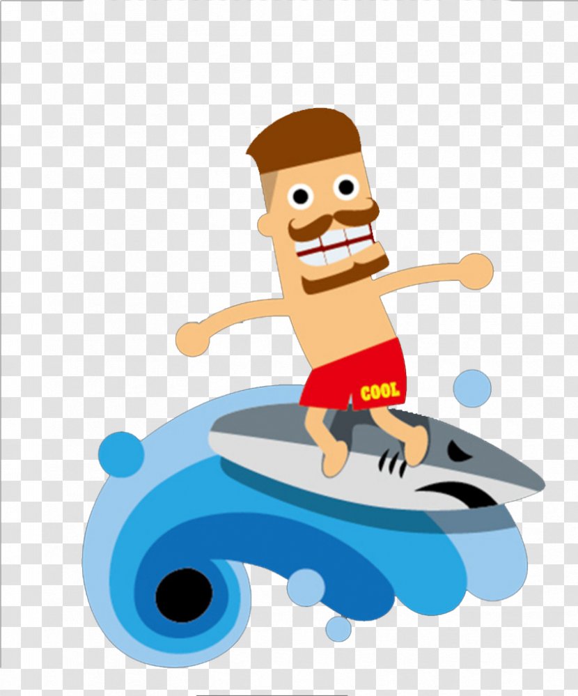 Surfing Skateboard Swimming - Wave - People Transparent PNG