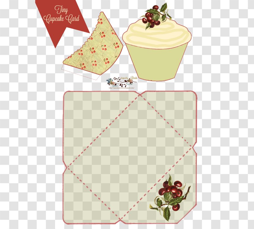 Paper Cupcake Watercolor Painting Envelope Label Transparent PNG