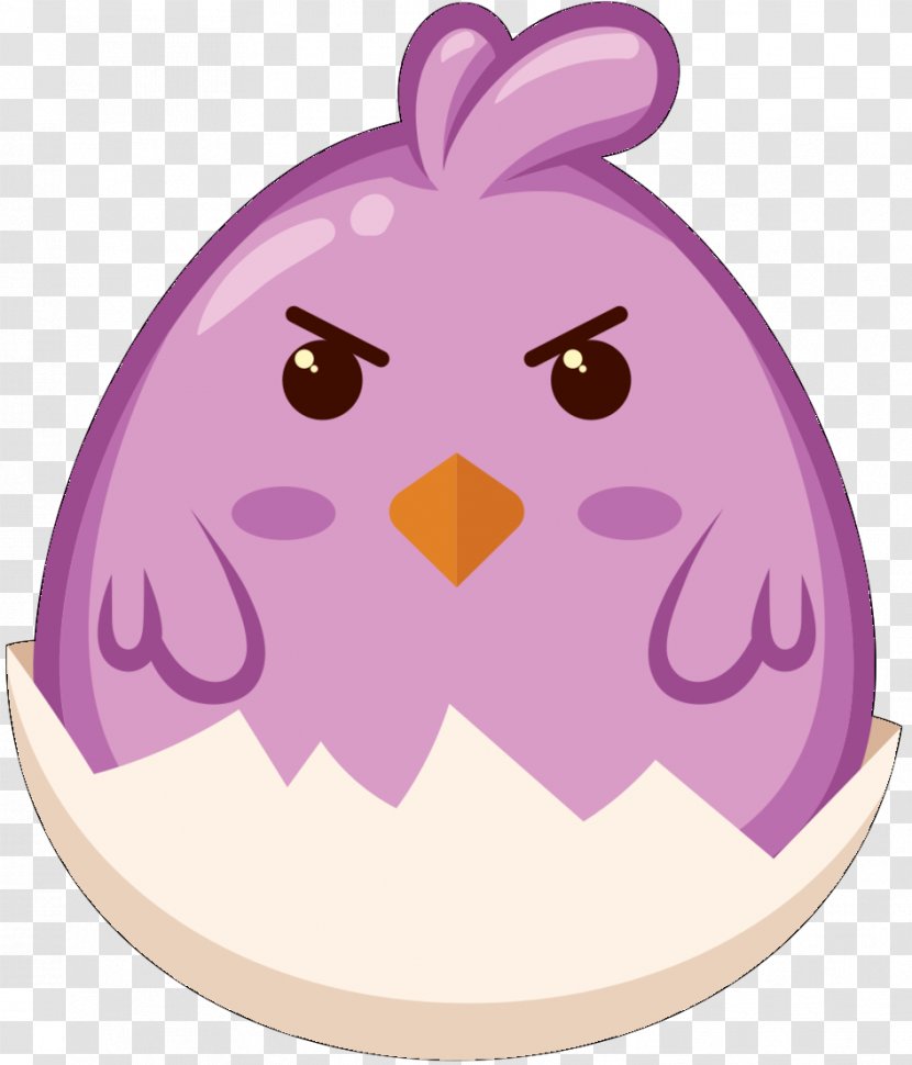 Clip Art Illustration Beak Purple - Easter Egg - Cartoon Transparent PNG