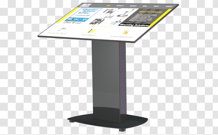 Laptop Interactive Kiosks Touchscreen Computer Monitors Display Device - Kiosk Transparent PNG