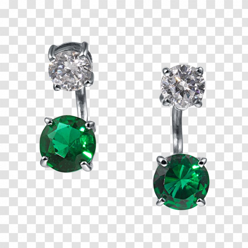 Emerald Earring Body Jewellery - Fashion Accessory Transparent PNG