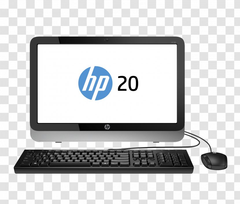 Hewlett-Packard Desktop Computers HP 20-c000 All-in-One Series Pavilion - Laptop - Hewlett-packard Transparent PNG